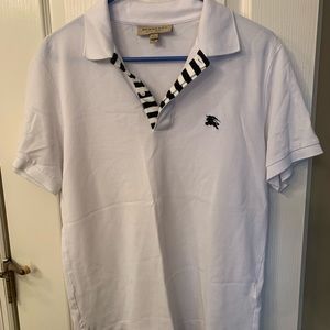 Mens Burberry polo medium